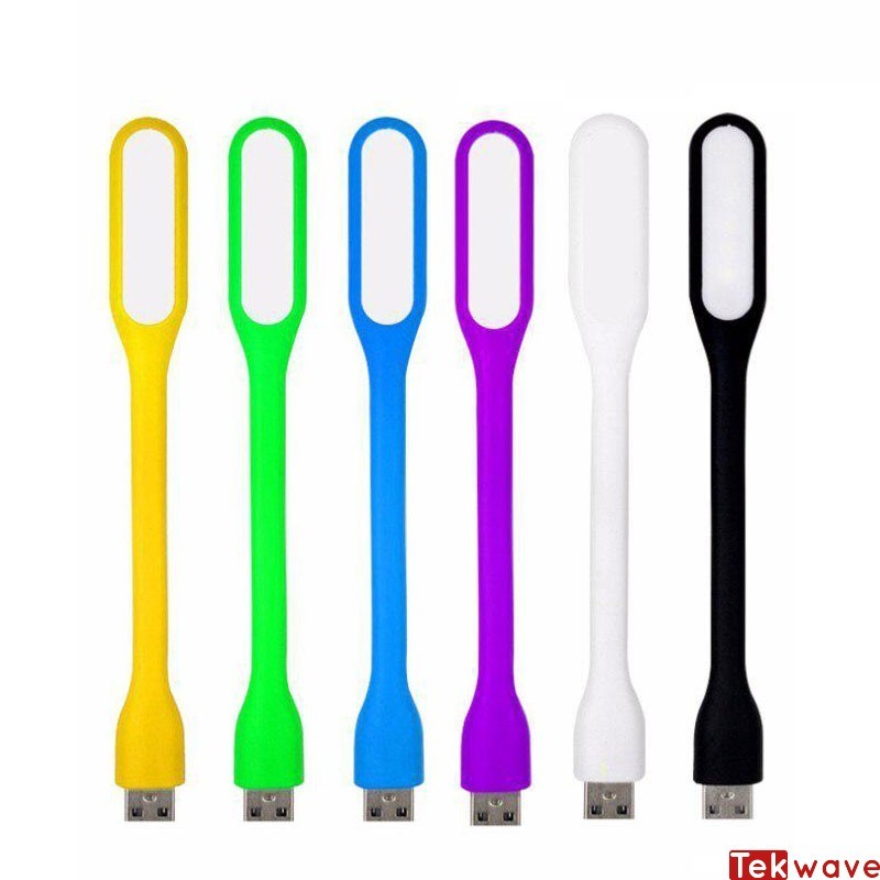 Pack 6 lampe LED de lecture USB - multi-couleur