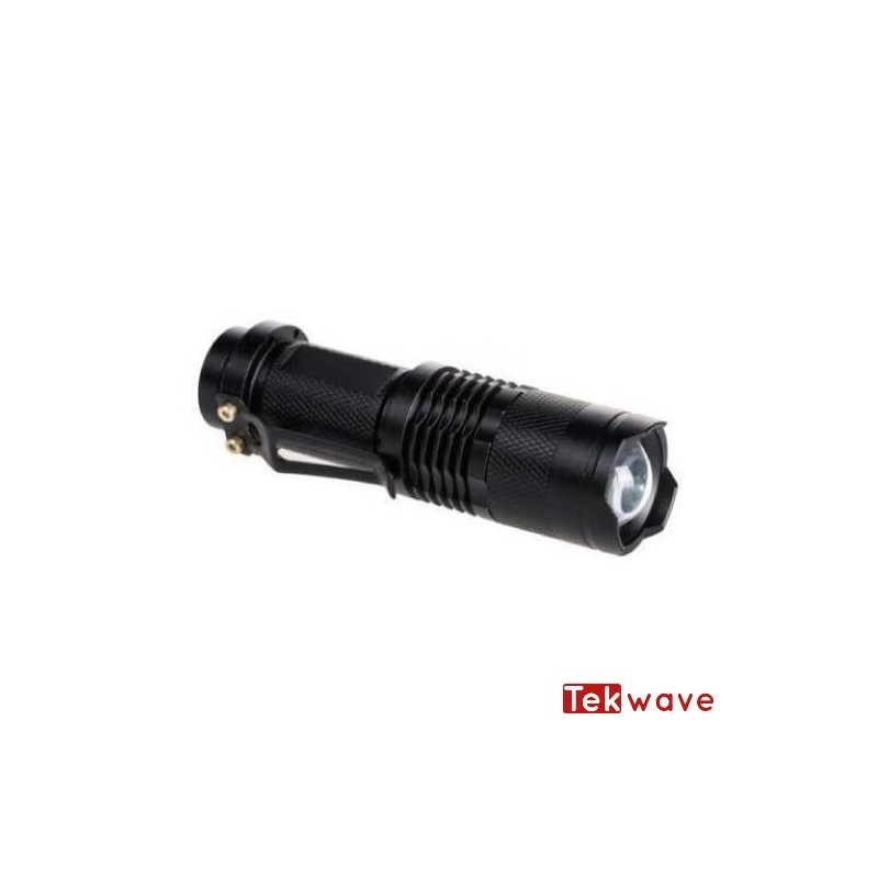 lampe de poche stérilisatrice en alliage daluminium 3 modes rechargeable par USB TiooDre Torche à lumière UV portable tête de zoom télescopique et lentille convexe 