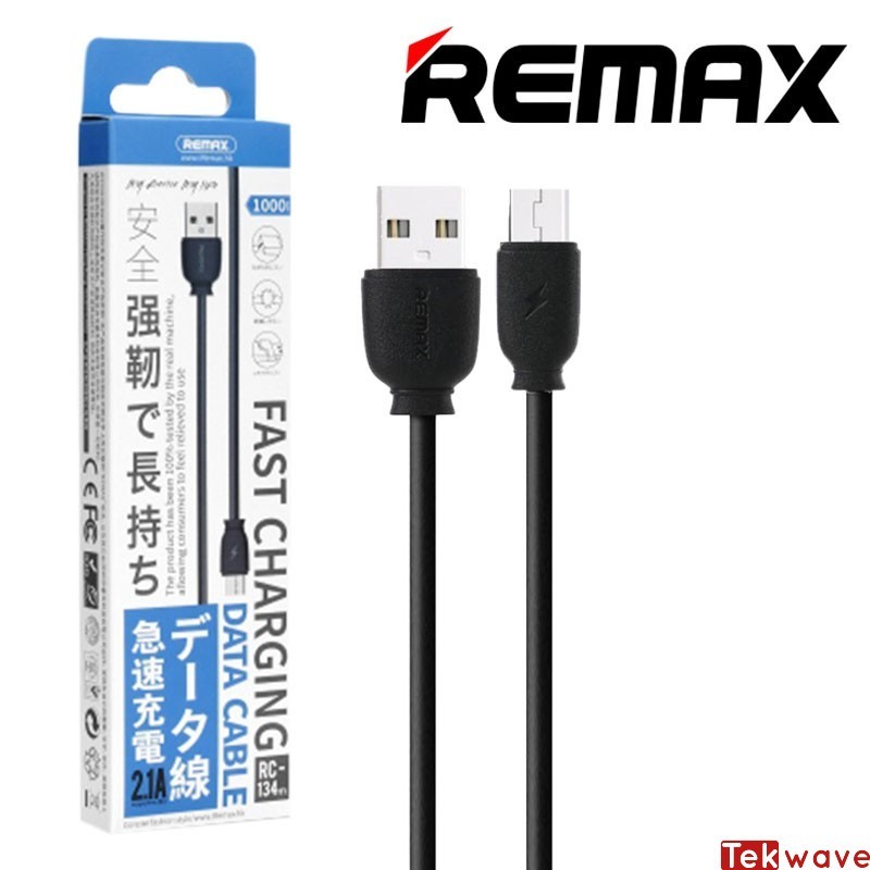 Câble Chargeur micro pour Smartphone & Tablette - Remax - Noir